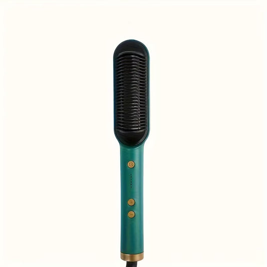 1 Piece of Straight Hair Comb, 2-In-1 Electric Straight Hair Curling Styling Tool, Multifunctional Straight Hair Straightener